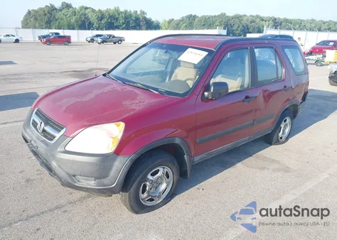 2002 Honda Cr-V Lx из США, поврежденный, VIN JHLRD784X2C013828